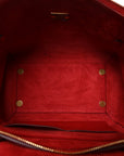 Grained Calfskin Mini Belt Bag Coquelicot