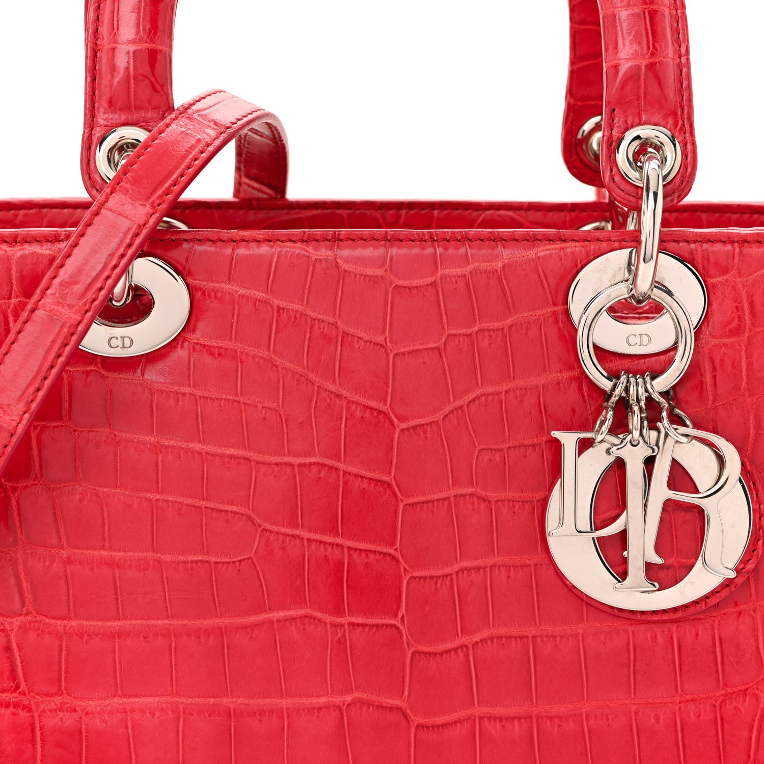 Alligator Medium Lady D1OR Red
