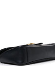 Calfskin Matelasse Small GG Marmont Shoulder Bag Black