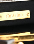 Metallic Matelasse Lux Mini Crossbody Tote Cromo