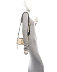 Saffiano Small Snapshot Camera Bag Cloud White Multicolor
