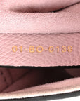 Grained Calfskin Mini Saddle Bag Light Pink