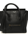 Smooth Calfskin Nano Luggage Black
