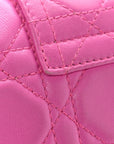 Lambskin Cannage Miss D1OR Promenade Pouch Fuchsia