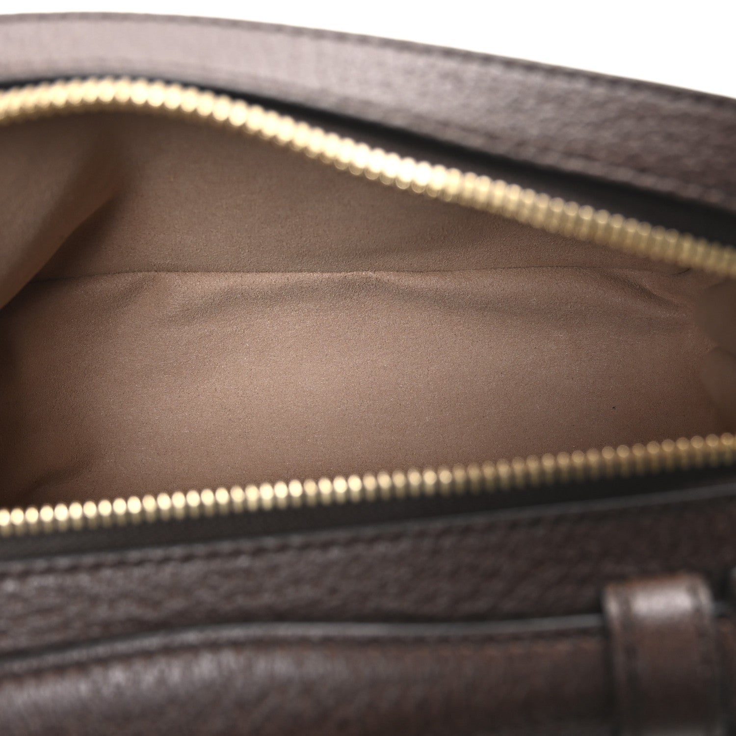 Canvas Textured Calfskin Web Mini Ophidia Top Handle Shoulder Bag Easy Yellow Dark Brown