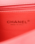 Caviar Quilted Small CC Filigree Flap Pink