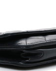 Lambskin Quilted Wallet On Chain WOC Black