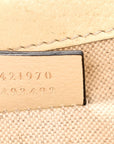Textured Calfskin Crystal Mini Dionysus Shoulder Bag Mystic White