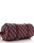 GG Shadow Monogram Ophidia Top Handle Bowler Bag  Rosso Ancora Red