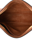 Smooth Calfskin Medium Strap Ava Shoulder Bag Tan