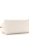 Nappa Intrecciato Small Andiamo Shoulder Bag White