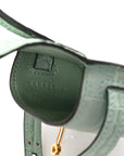 Matte Alligator Festival Kelly Bag Charm Vert D'eau