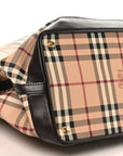Haymarket Check Medium Golderton Tote Chocolate