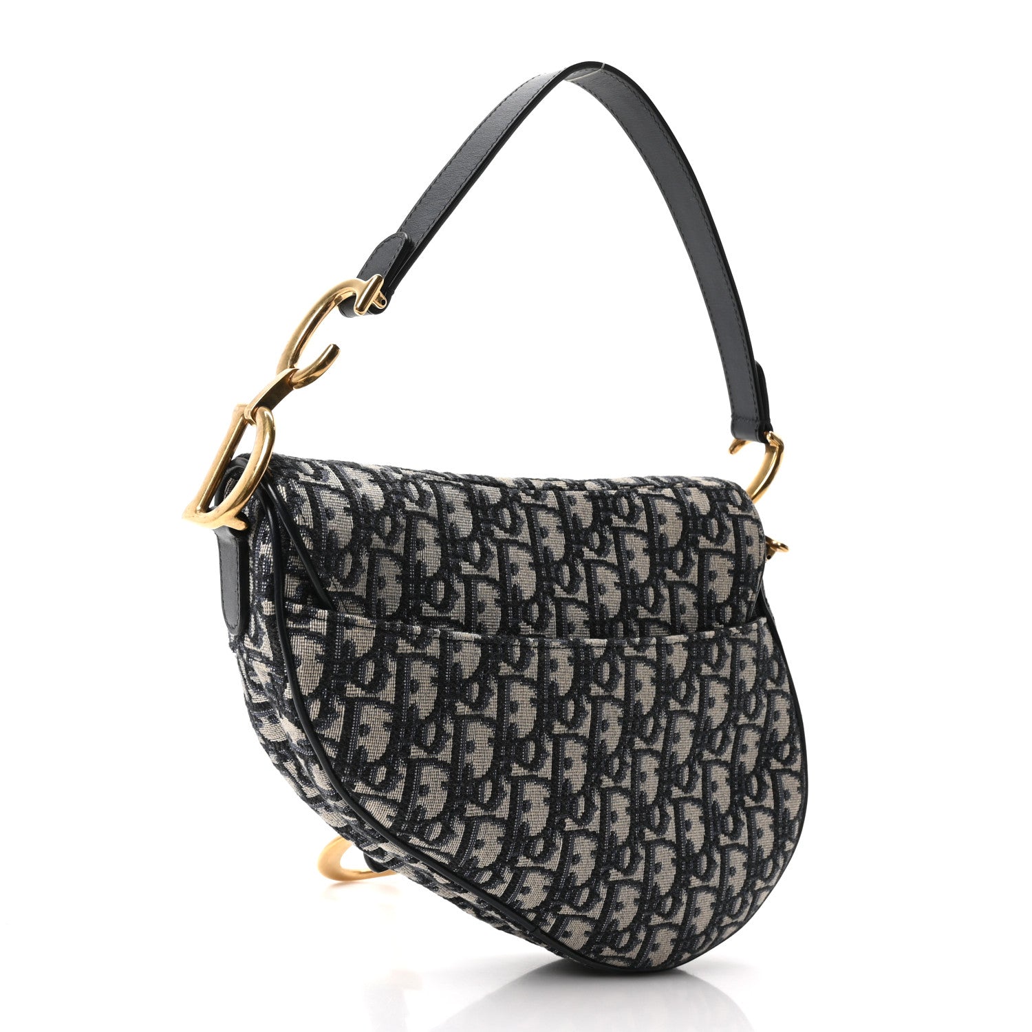Oblique Saddle Bag Blue