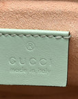 Calfskin Matelasse Diagonal Mini GG Marmont Top Handle Shoulder Bag Multicolor Pastel