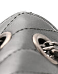 Metallic Aged Calfskin Chevron Quilted 2.55 Reissue Mini Flap Grey