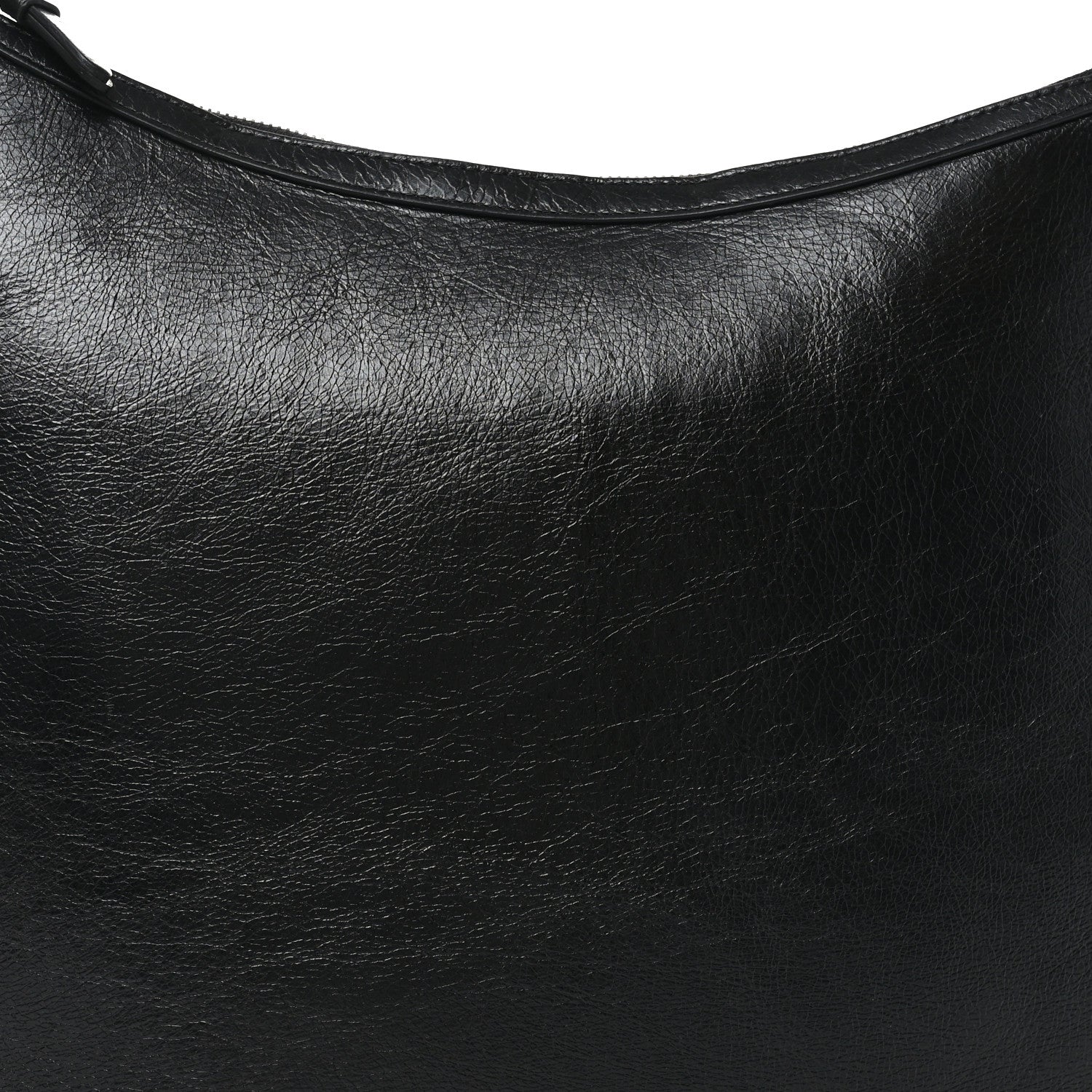 Lambskin Large JC Soft Hobo Bag Black
