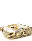 Snakeskin Mini Jackie 1961 Hobo Beige