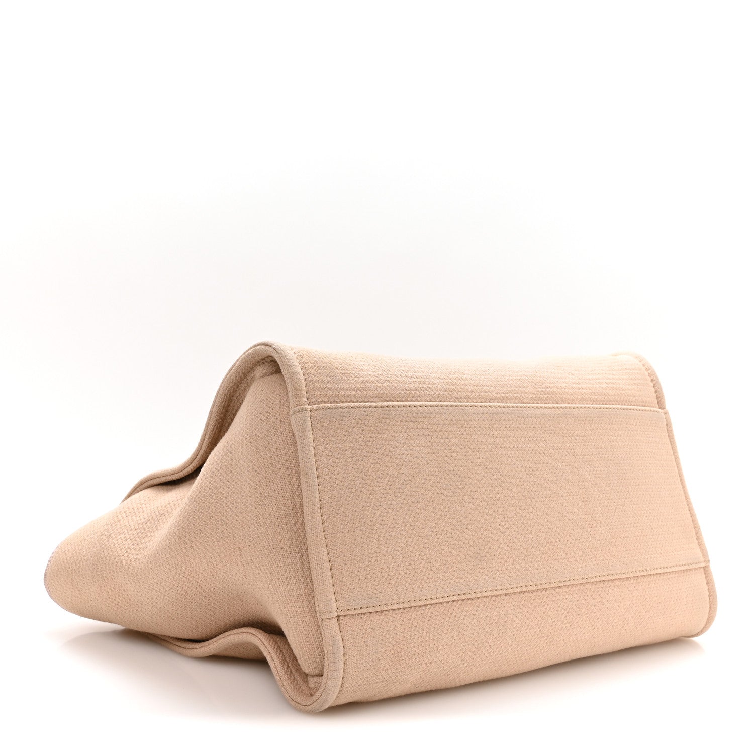 Mixed Fibers Medium Deauville Tote Beige