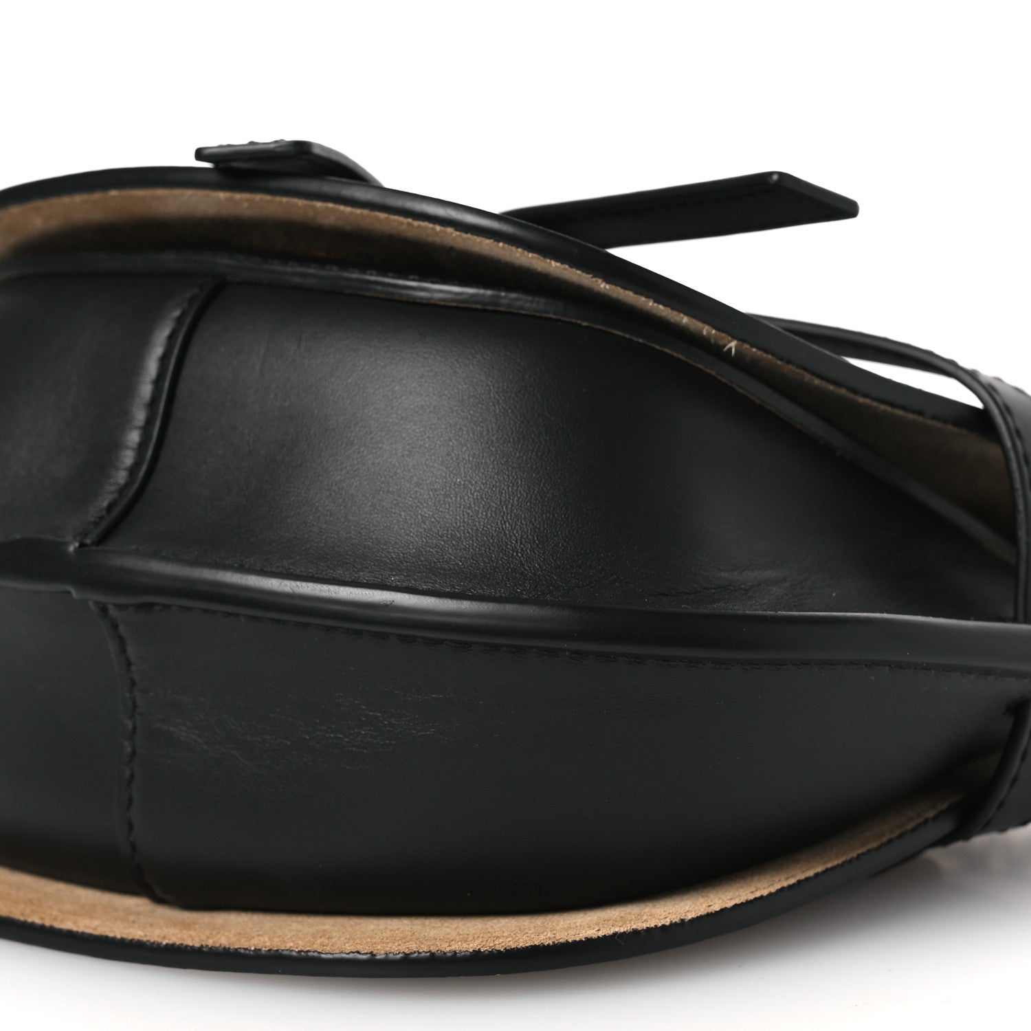 Calfskin Jacquard Mini Gate Dual Bag Black