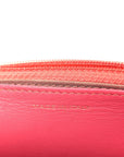 Wool Tweed Lambskin Quilted CHNL 19 Wallet On Chain WOC Coral Pink