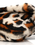 Calf Hair Leopard Print Phone Baguette Moro