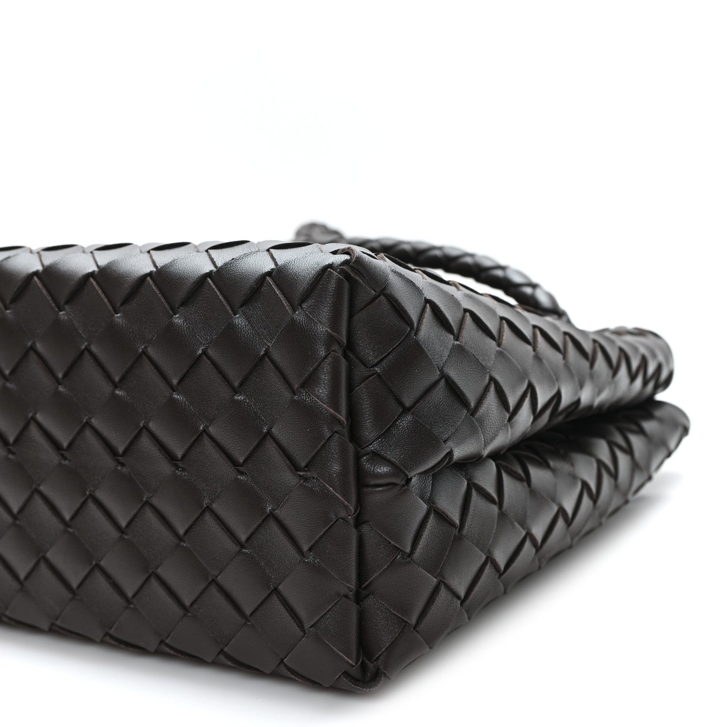 Nappa Intrecciato Medium Andiamo Shoulder Bag Fondant