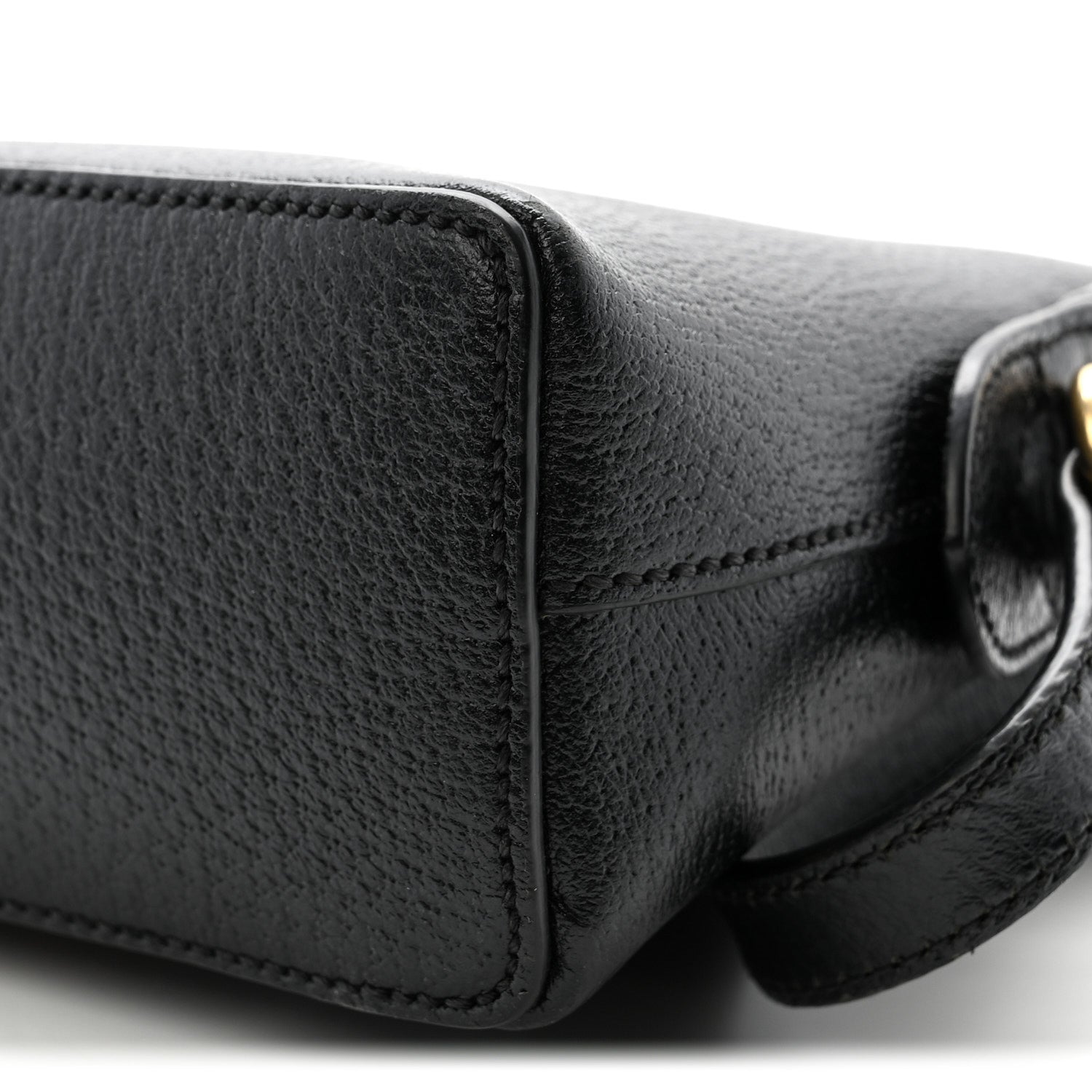 Calfskin GG Web Small Ophidia Dome Shoulder Bag Black