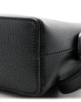 Calfskin GG Web Small Ophidia Dome Shoulder Bag Black