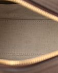 GG Supreme Monogram Textured Dollar Calfskin Web Mini Ophidia Top Handle Bowler Bag Beige Ebony New Acero