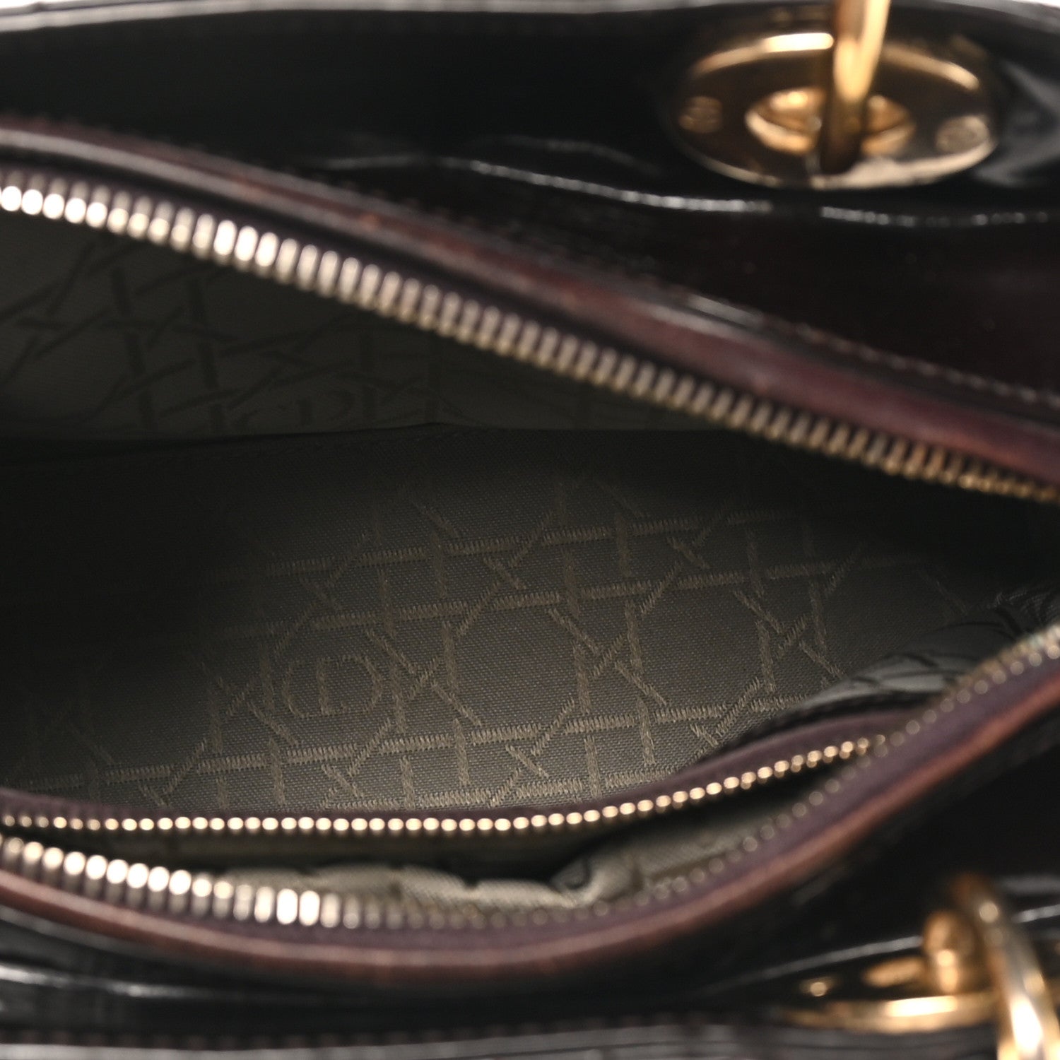 Patent Cannage Medium Lady D1OR Dark Brown
