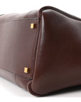 Supple Shiny Lambskin Large New Luggage Brick