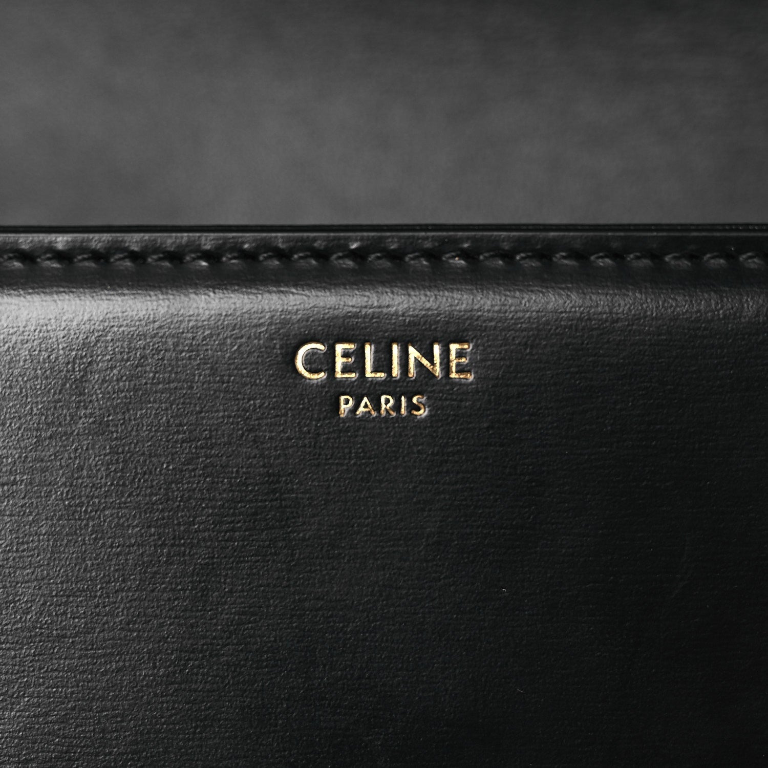 Shiny Calfskin Teen Triomphe Black