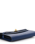 Epsom Kelly Wallet To Go Bleu Saphir