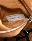 Paper Calfskin Intrecciato Stretch Cassette Black