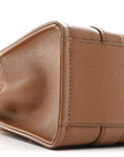 Grained Calfskin Small The Tote Bag Argan Oil