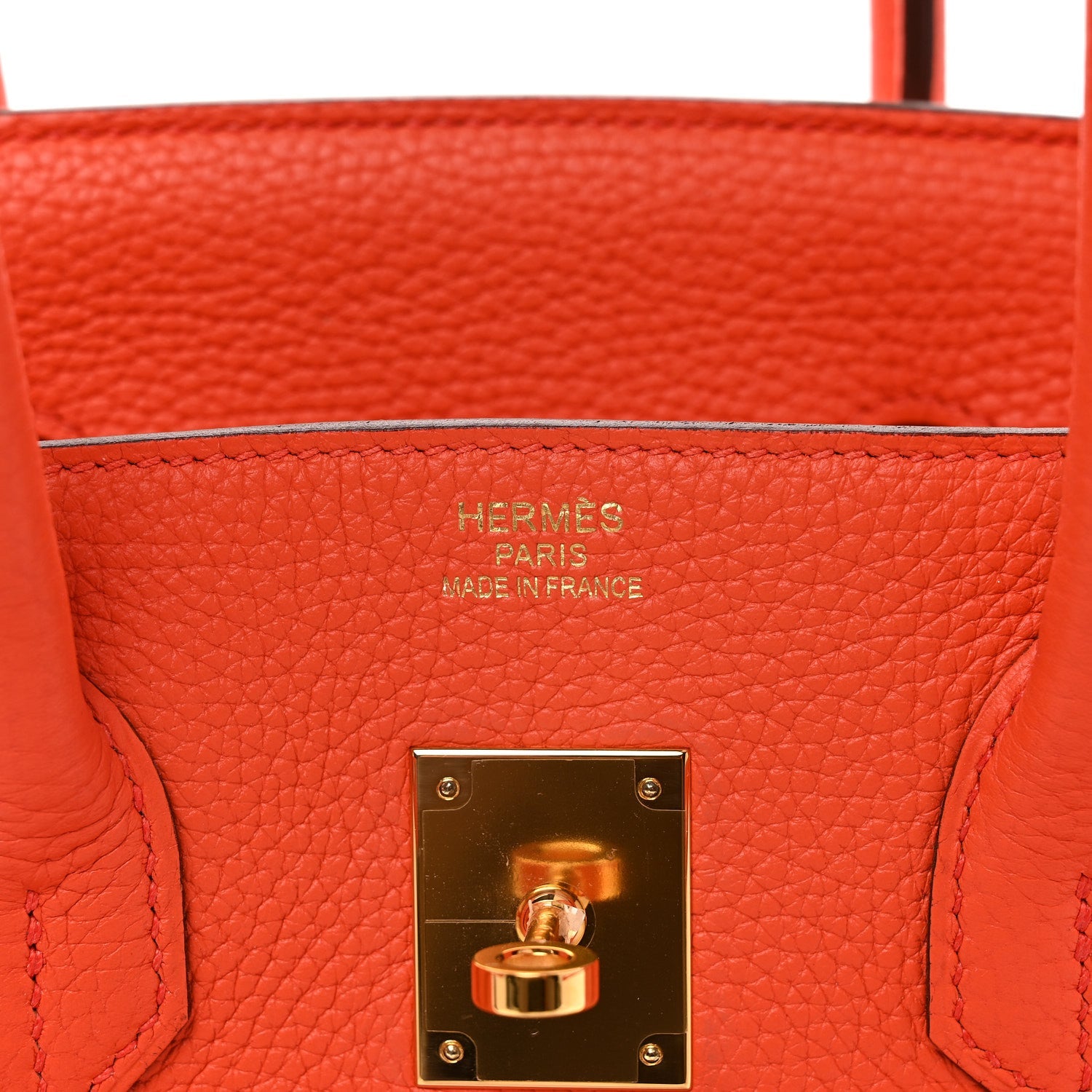 Togo BIRKIN 35 Orange Poppy