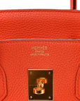 Togo BIRKIN 35 Orange Poppy
