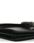 Pebbled Calfskin Small Dionysus Shoulder Bag Black