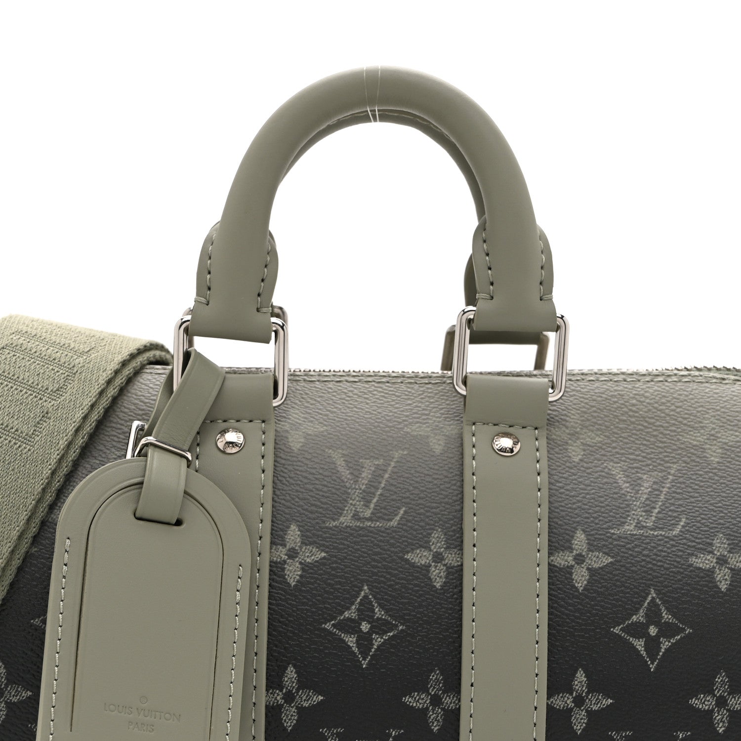 Monogram Gradient Keepall Bandouliere 25 Khaki