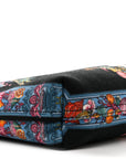 Canvas Underwater Medusa Tote Black Multicolor