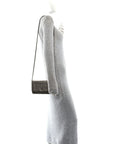 Snakeskin Wallet On Chain WOC Brown Silver