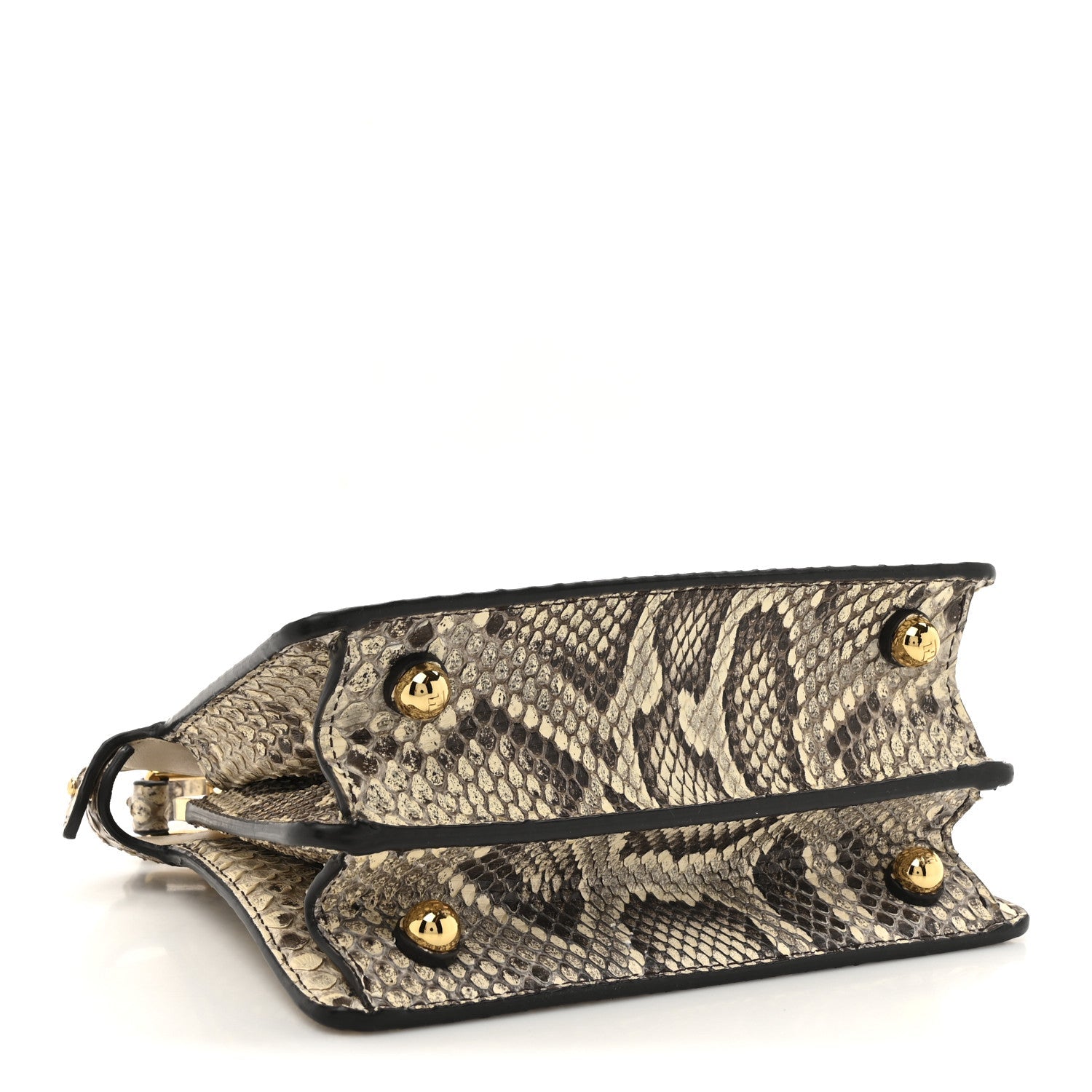 Snakeskin Shiny Nappa Petite Peekaboo I SEE U Satchel Daisy Roccia Camelia