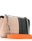 Lambskin Quilted Small Lola Bag Bright Red Orange