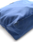 Tessuto Nylon Saffiano Tote Cobalto