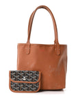 Goyardine Reversible Mini Anjou Black Gold