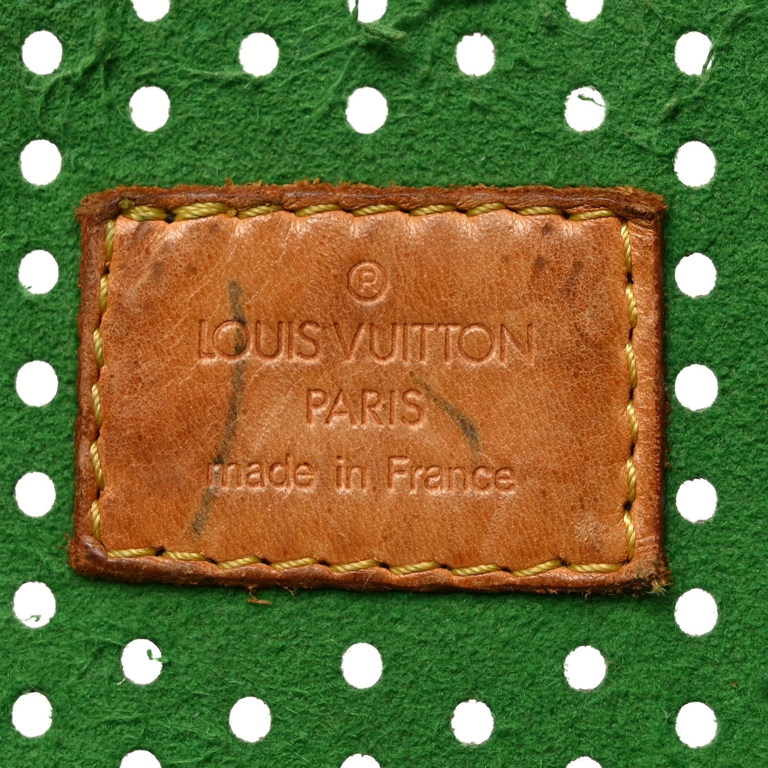 Monogram Perforated Speedy 30 Green