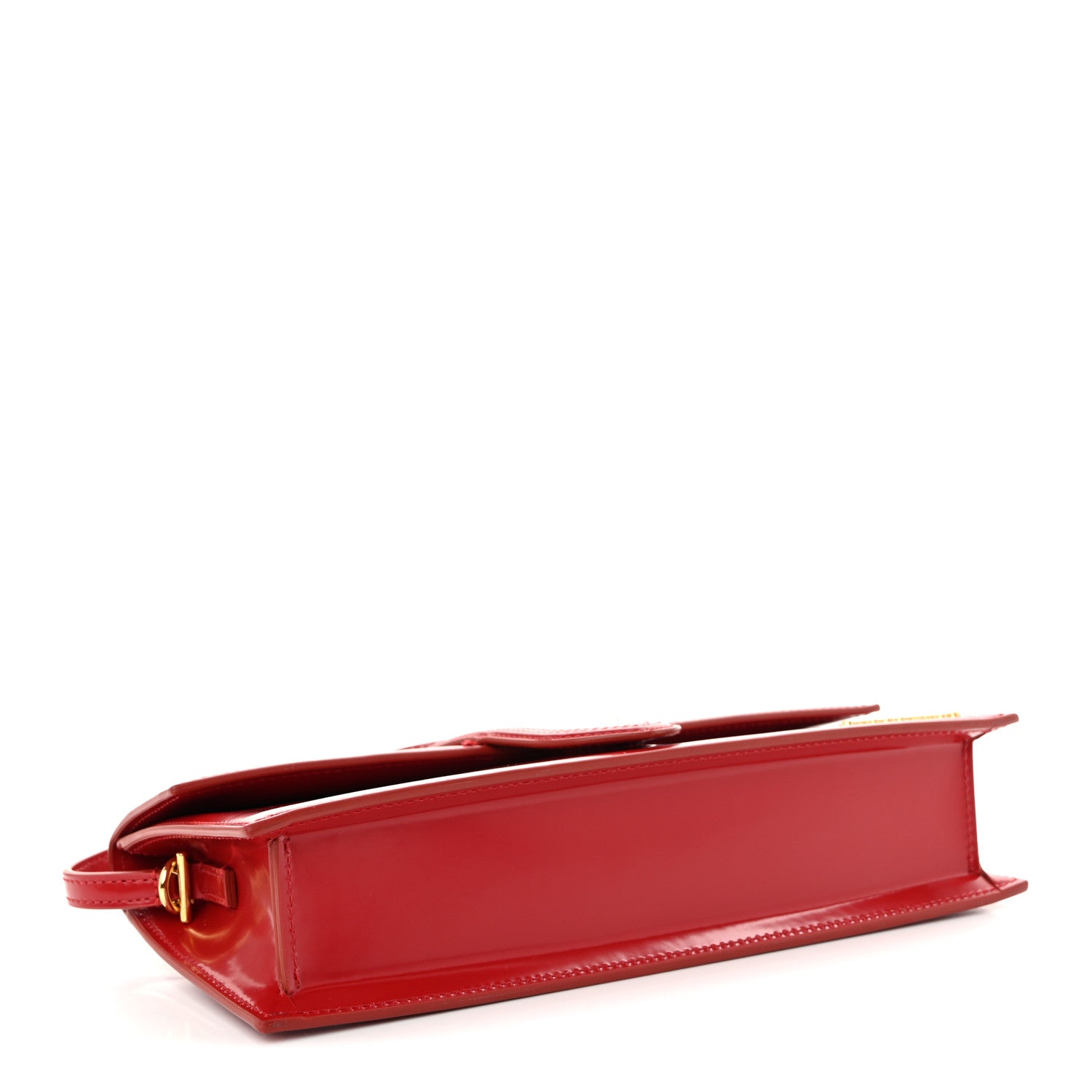 Glazed Calfskin Le Bambino Long Red