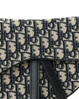 Oblique Saddle Bag Blue