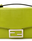 Vitello King FF Lines Embossed Baguette Soft Trunk Wasabi